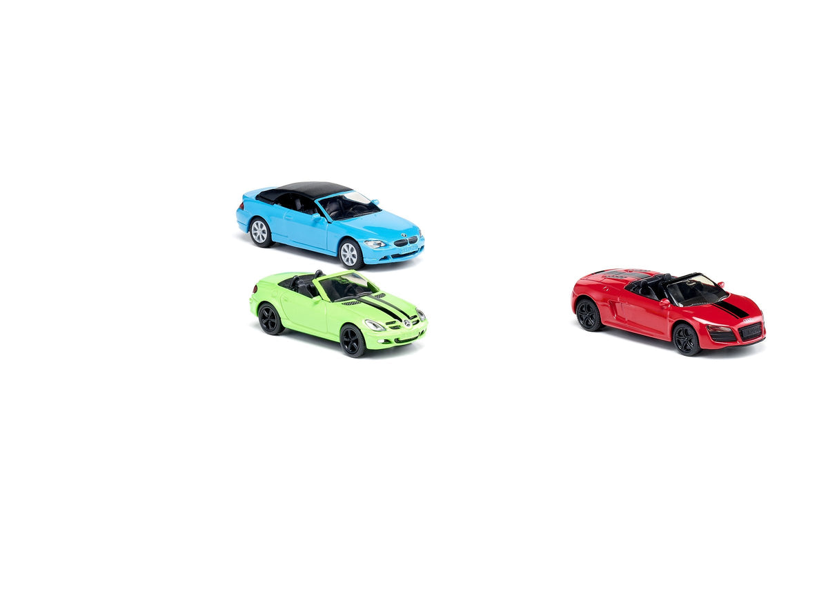 Siku 3pc Convertible Car Set-SKU6314-Animal Kingdoms Toy Store