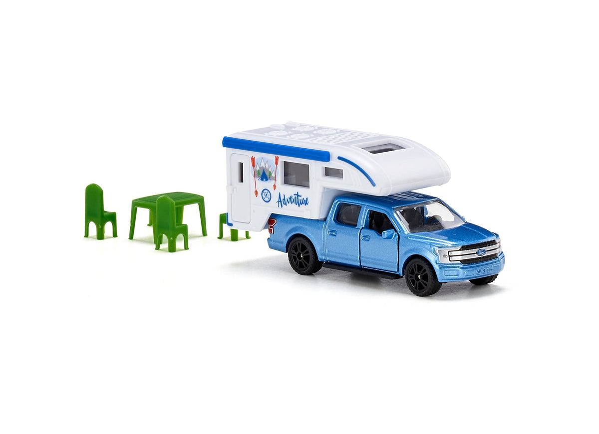 Siku Ford F150 Pick Up Camper-SKU1693-Animal Kingdoms Toy Store