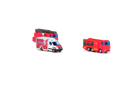 Siku 3 Piece Fire Emergency Set-SKU6326-Animal Kingdoms Toy Store