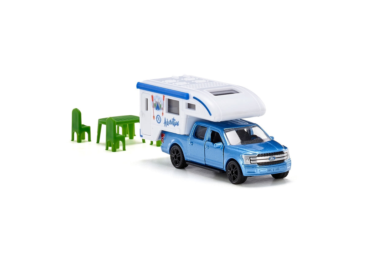 Siku Ford F150 Pick Up Camper-SKU1693-Animal Kingdoms Toy Store