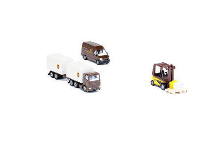 Siku 4pc UPS Logistics Set-SKU6324-Animal Kingdoms Toy Store