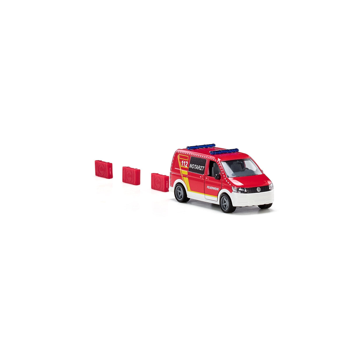 Siku VW T6 Fire Department Emergency Van-2116-Animal Kingdoms Toy Store