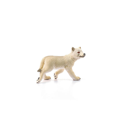 Schleich Arctic Wolf Cub-14804-Animal Kingdoms Toy Store