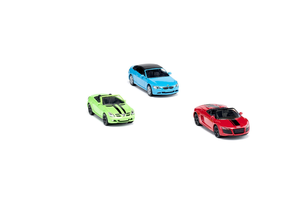 Siku 3pc Convertible Car Set-SKU6314-Animal Kingdoms Toy Store