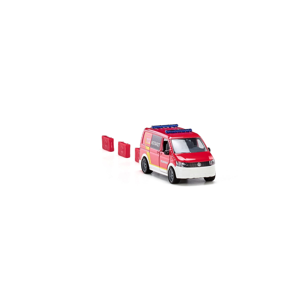 Siku VW T6 Fire Department Emergency Van-2116-Animal Kingdoms Toy Store