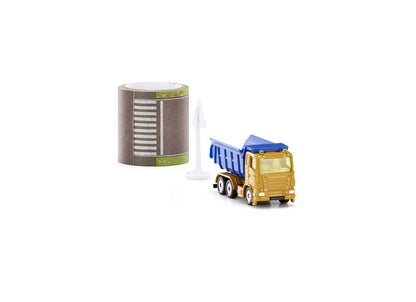 Siku Dump Truck With 5m Road Tape-SKU1600-Animal Kingdoms Toy Store