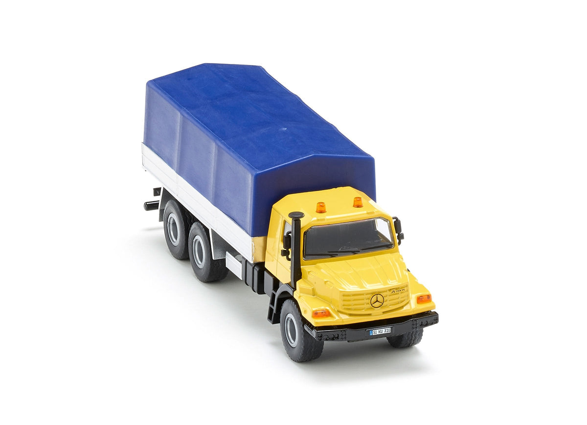 Siku 1:50 Mercedes Zetros with Covered Tray-SKU3547-Animal Kingdoms Toy Store