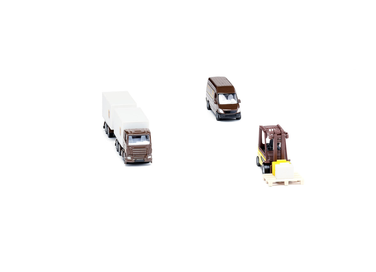 Siku 4pc UPS Logistics Set-SKU6324-Animal Kingdoms Toy Store