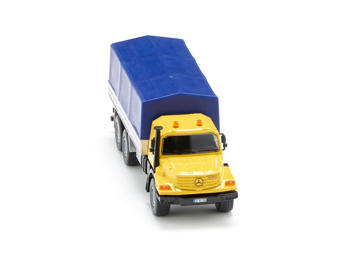 Siku 1:50 Mercedes Zetros with Covered Tray-SKU3547-Animal Kingdoms Toy Store