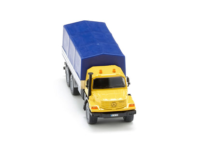 Siku 1:50 Mercedes Zetros with Covered Tray-SKU3547-Animal Kingdoms Toy Store