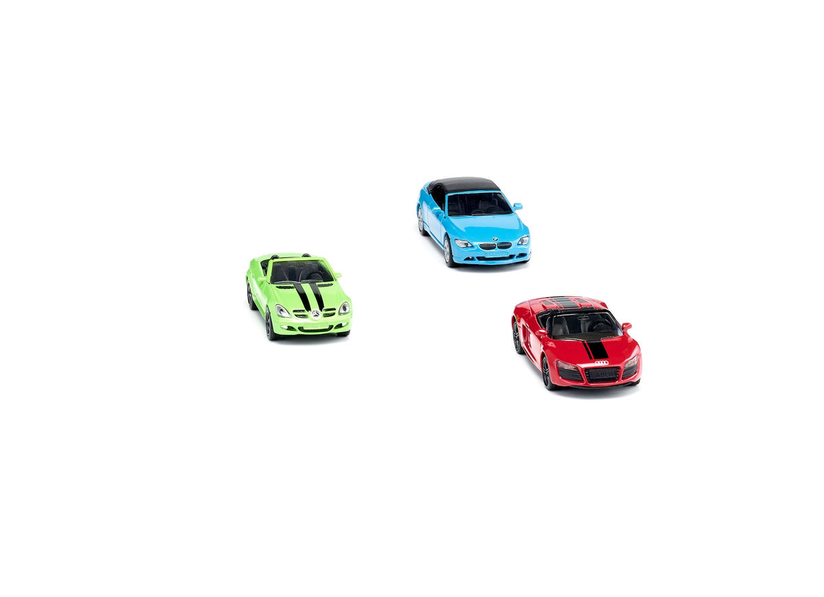 Siku 3pc Convertible Car Set-SKU6314-Animal Kingdoms Toy Store
