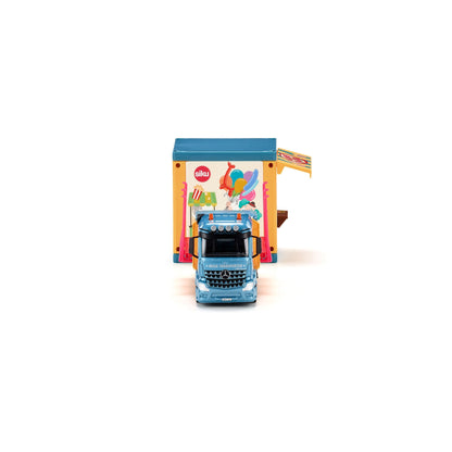 Siku 1:50 Mercedes Actros Prefab House Transporter-SKU3562-Animal Kingdoms Toy Store