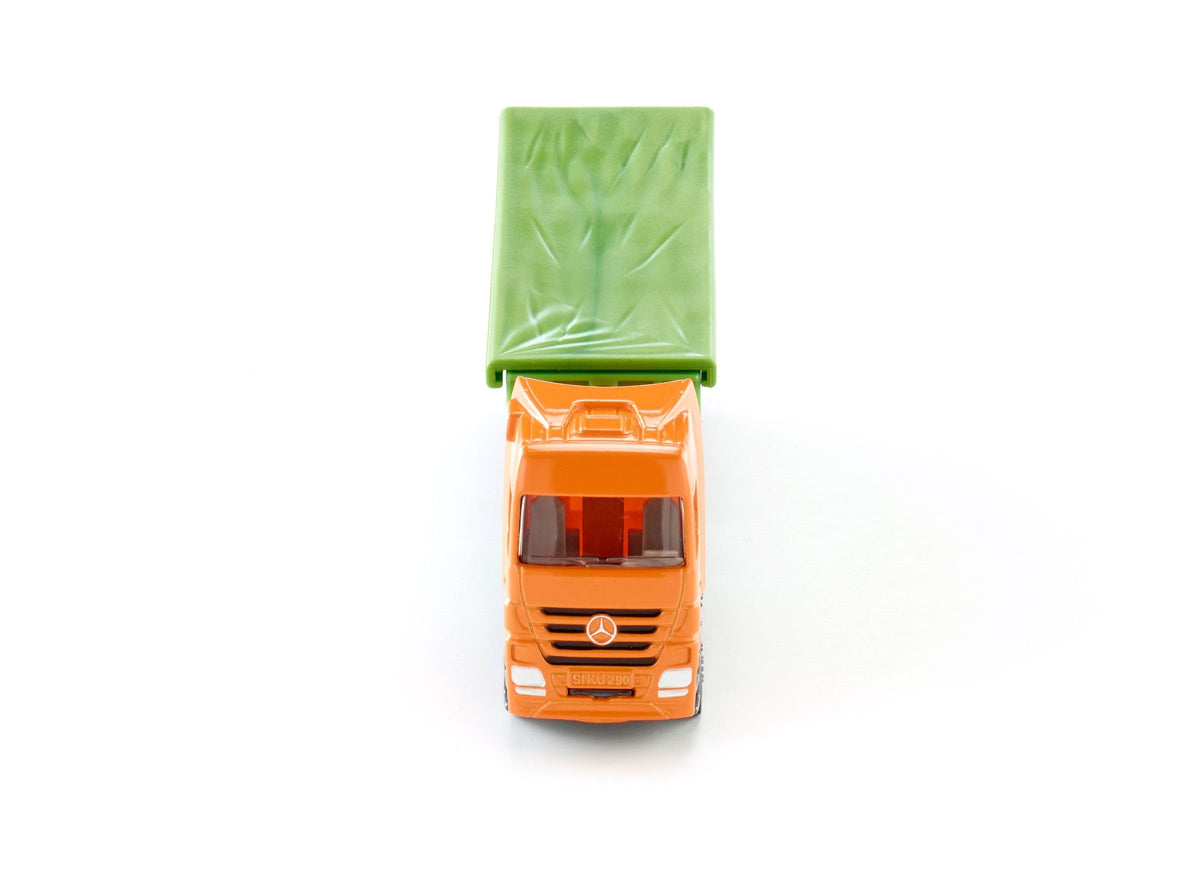 Siku 1:87 Mercedes Actros with Roof Trailer-SKU1796-Animal Kingdoms Toy Store