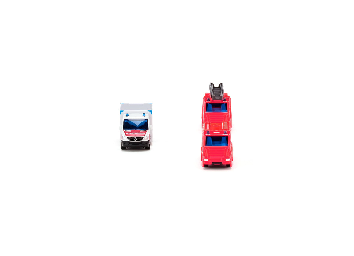 Siku 3 Piece Fire Emergency Set-SKU6326-Animal Kingdoms Toy Store