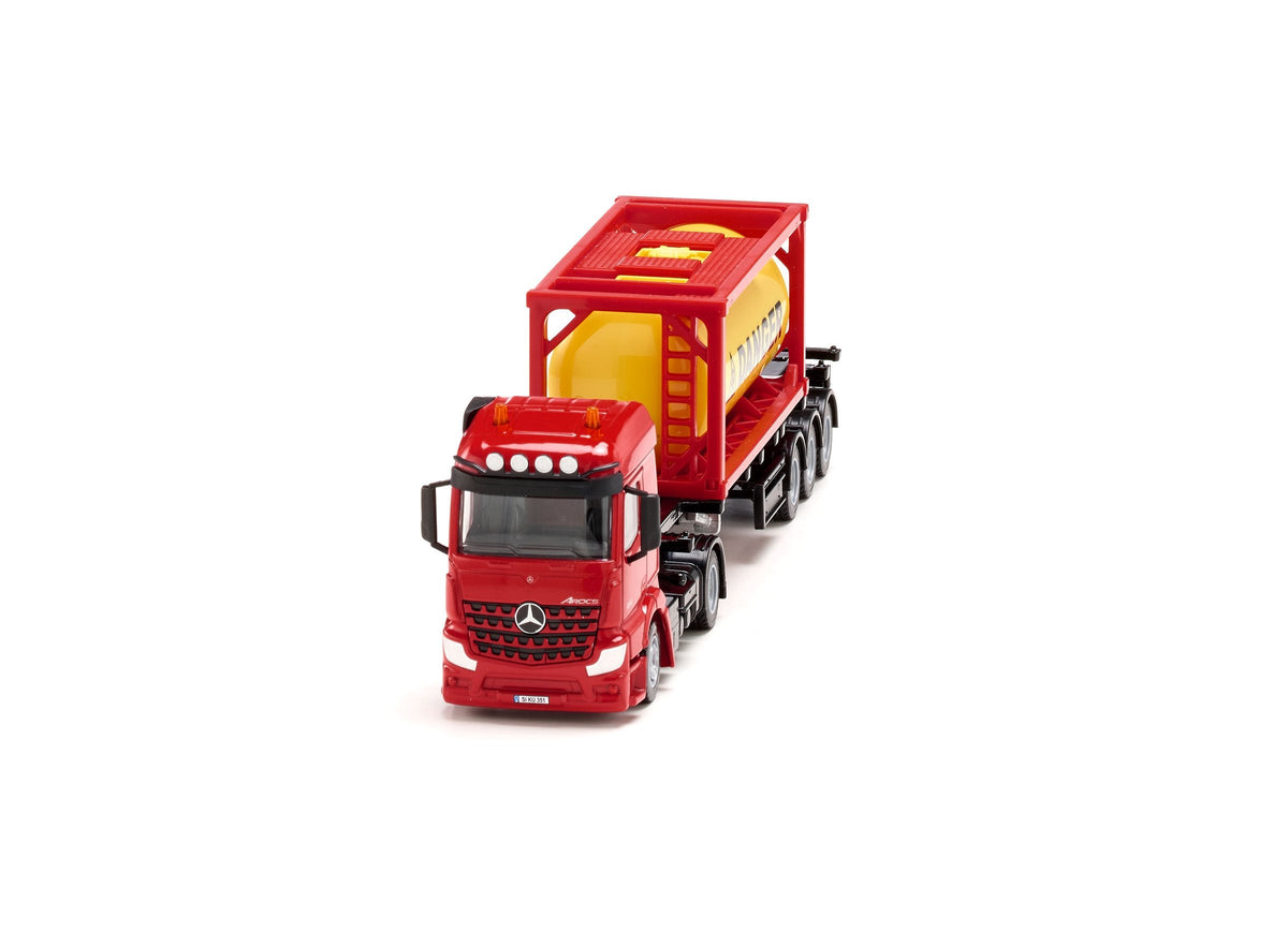 Siku 1:50 Mercedes Actros with Tank Container-SKU3922-Animal Kingdoms Toy Store