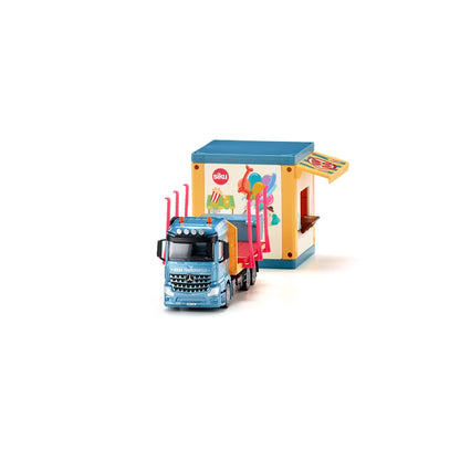 Siku 1:50 Mercedes Actros Prefab House Transporter-SKU3562-Animal Kingdoms Toy Store