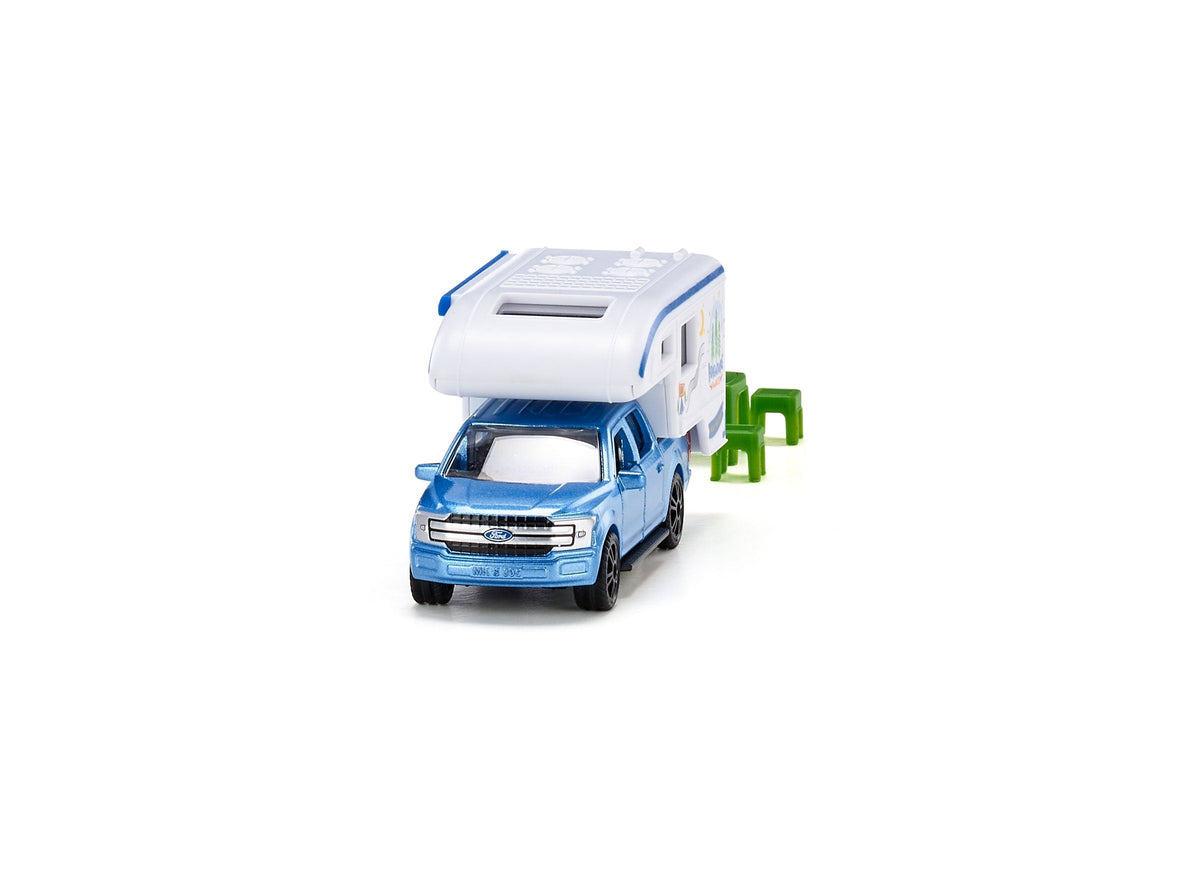 Siku Ford F150 Pick Up Camper-SKU1693-Animal Kingdoms Toy Store