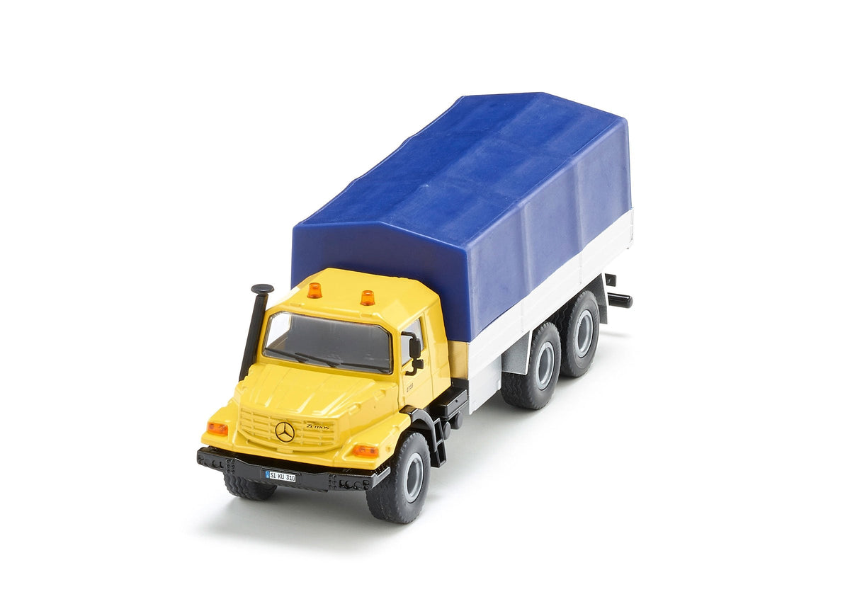 Siku 1:50 Mercedes Zetros with Covered Tray-SKU3547-Animal Kingdoms Toy Store