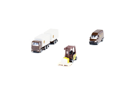 Siku 4pc UPS Logistics Set-SKU6324-Animal Kingdoms Toy Store