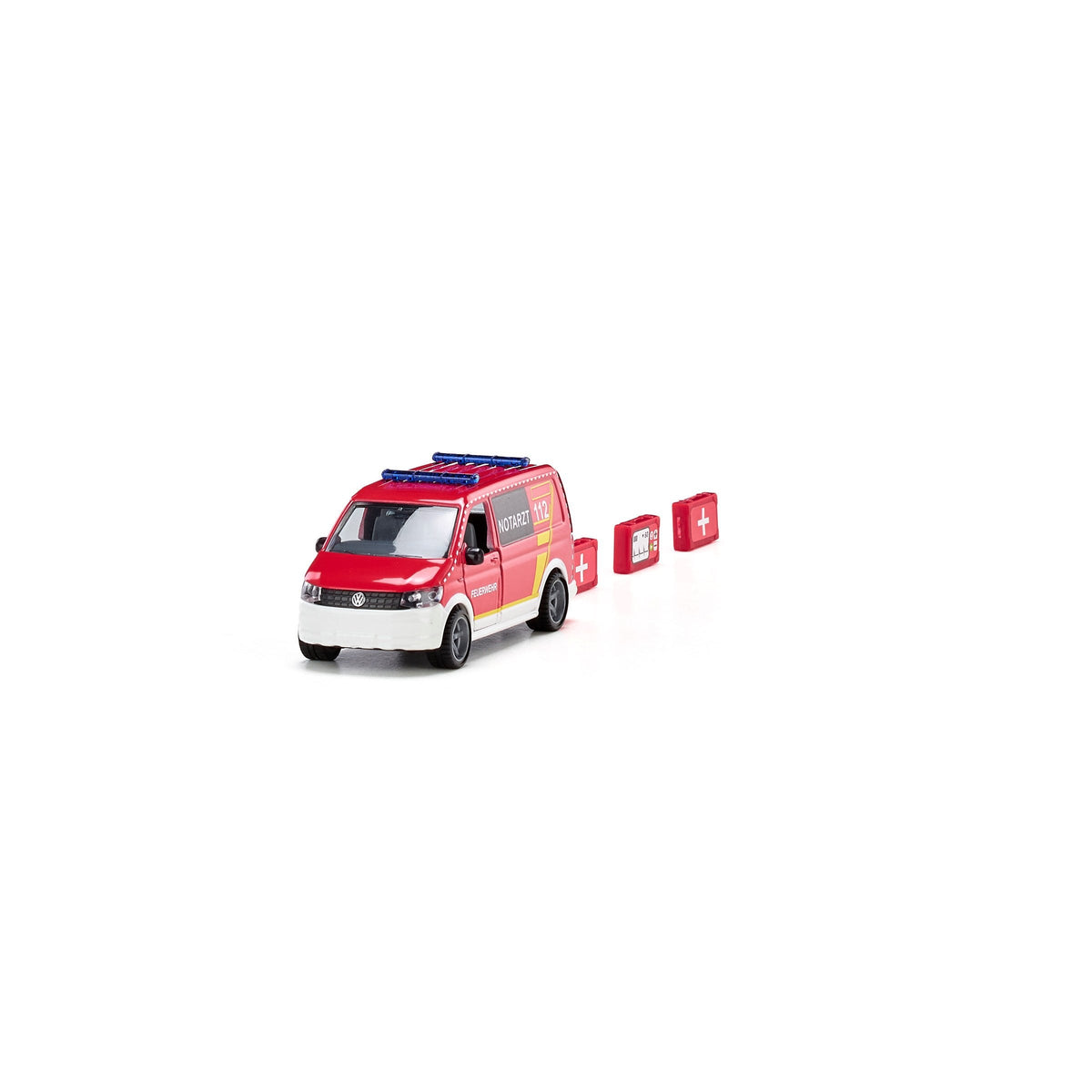 Siku VW T6 Fire Department Emergency Van-2116-Animal Kingdoms Toy Store
