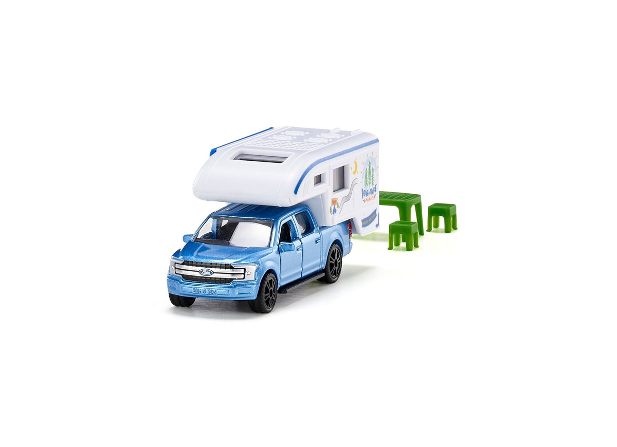 Siku Ford F150 Pick Up Camper-SKU1693-Animal Kingdoms Toy Store