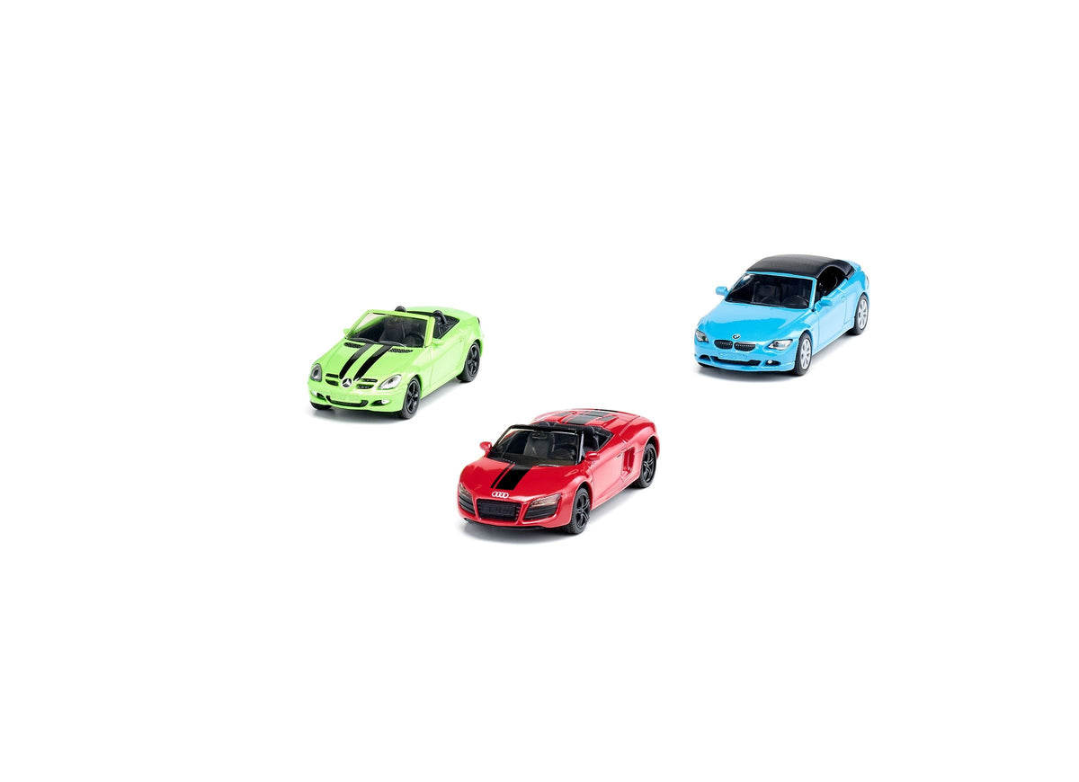 Siku 3pc Convertible Car Set-SKU6314-Animal Kingdoms Toy Store