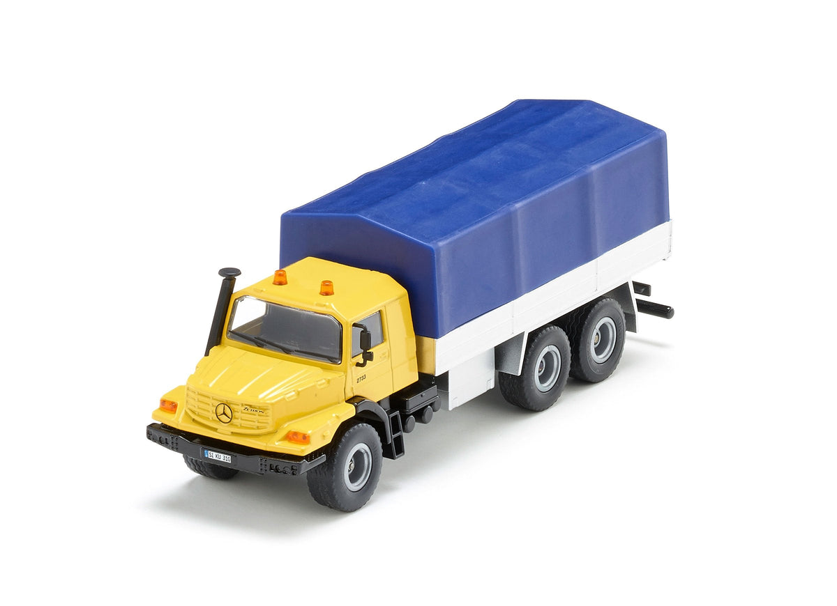 Siku 1:50 Mercedes Zetros with Covered Tray-SKU3547-Animal Kingdoms Toy Store