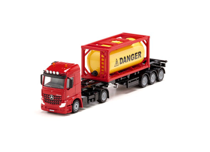 Siku 1:50 Mercedes Actros with Tank Container-SKU3922-Animal Kingdoms Toy Store