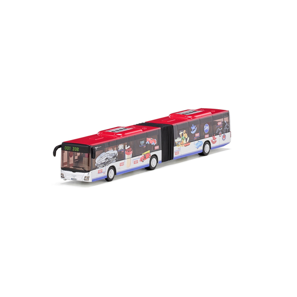 Siku 1:50 MAN Timeline Articulated Bus 100 Year Anniversary Edition-SKU3739-Animal Kingdoms Toy Store
