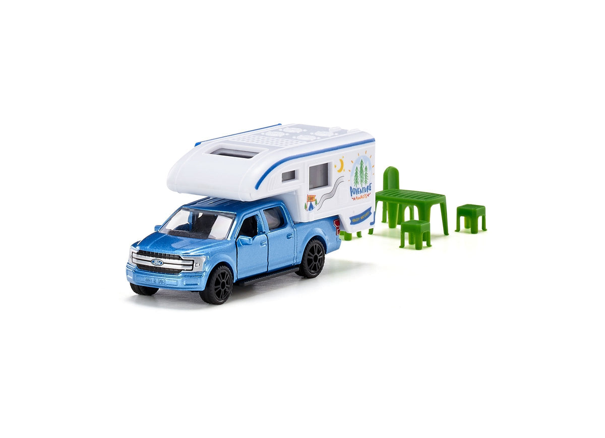 Siku Ford F150 Pick Up Camper-SKU1693-Animal Kingdoms Toy Store