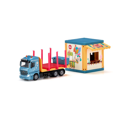 Siku 1:50 Mercedes Actros Prefab House Transporter-SKU3562-Animal Kingdoms Toy Store