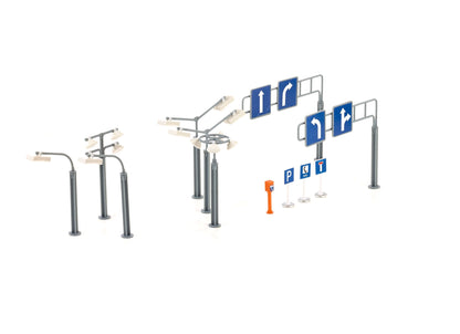 Siku World City Road Signs & Street Lamps-SKU5594-Animal Kingdoms Toy Store