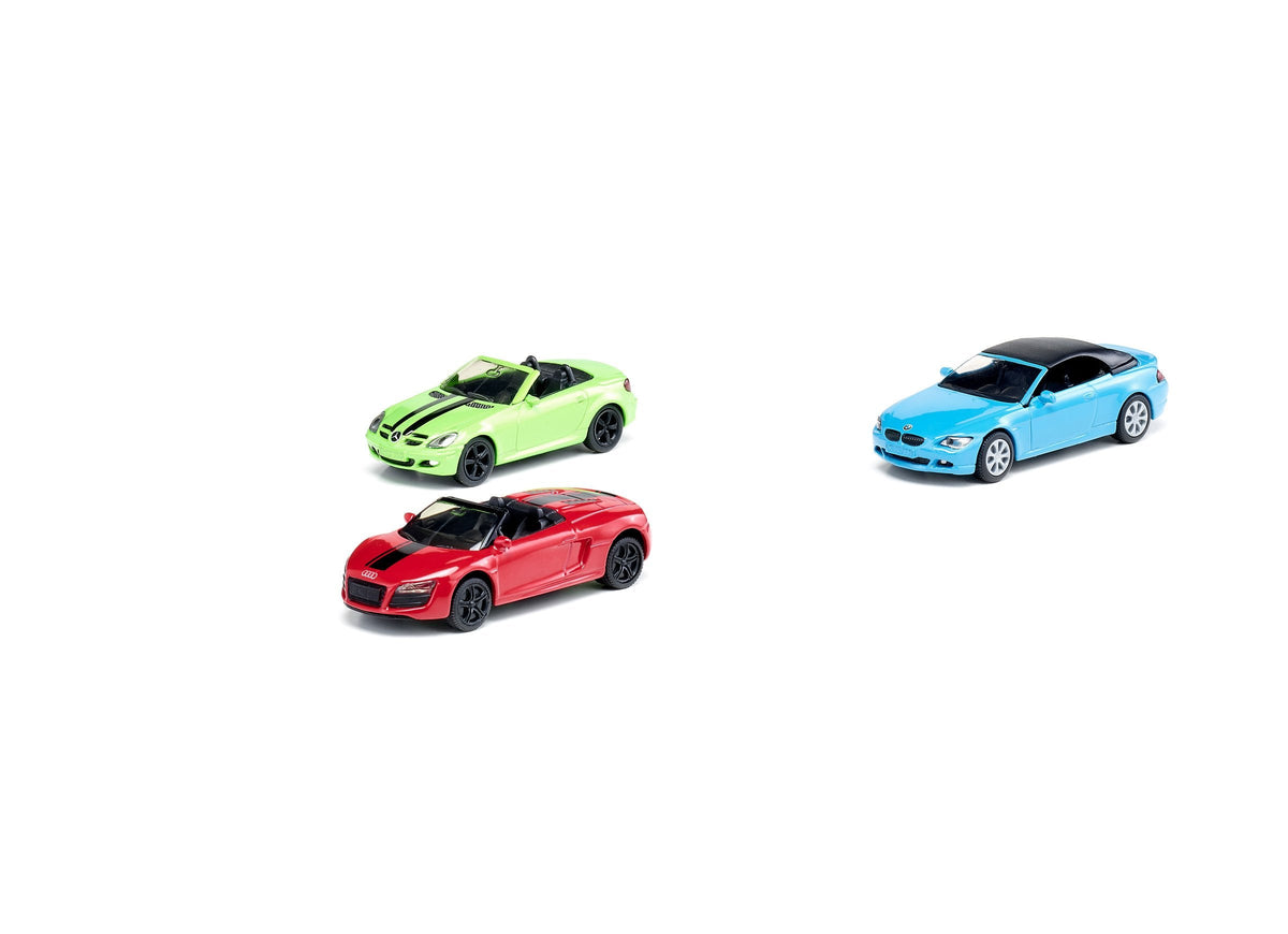 Siku 3pc Convertible Car Set-SKU6314-Animal Kingdoms Toy Store