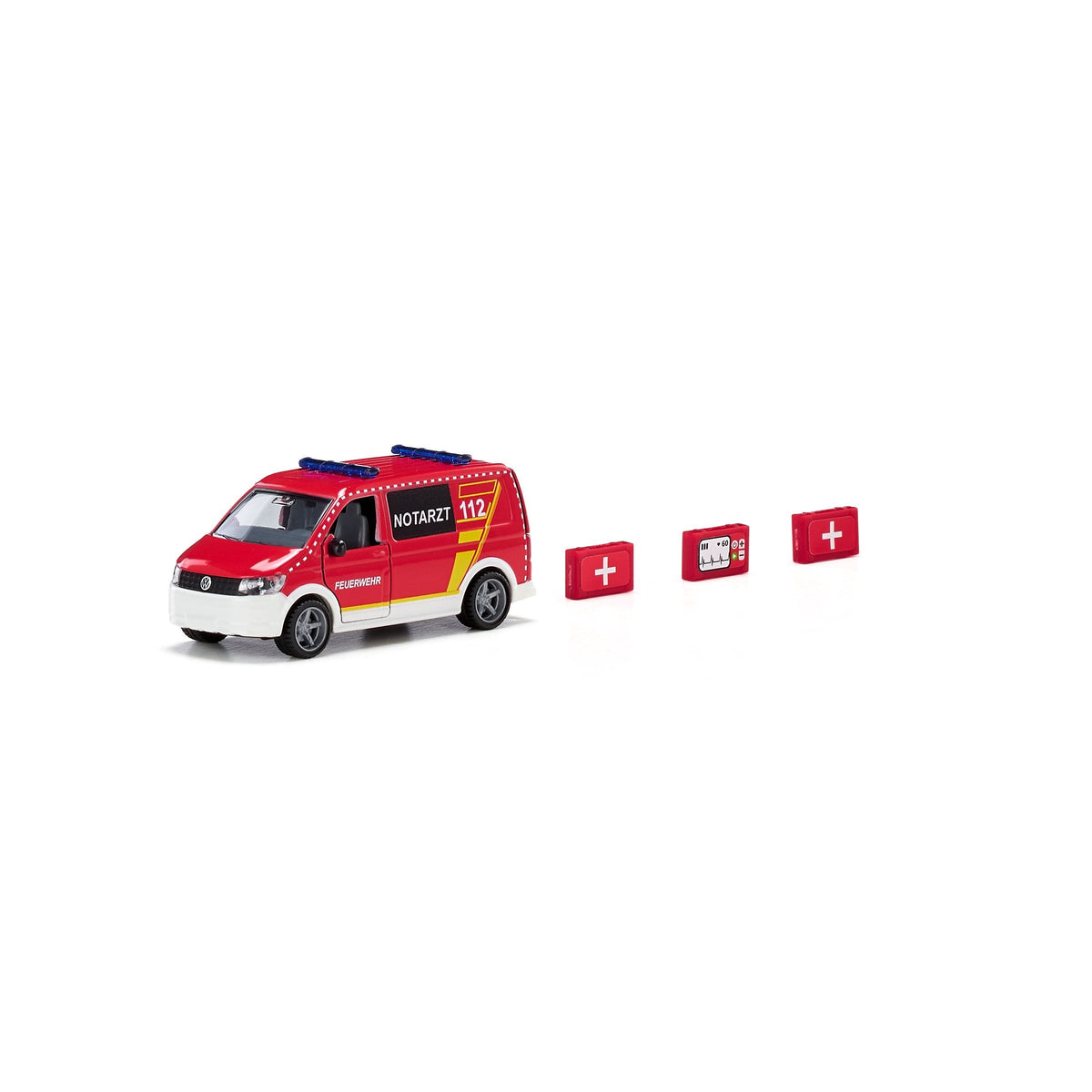 Siku VW T6 Fire Department Emergency Van-2116-Animal Kingdoms Toy Store