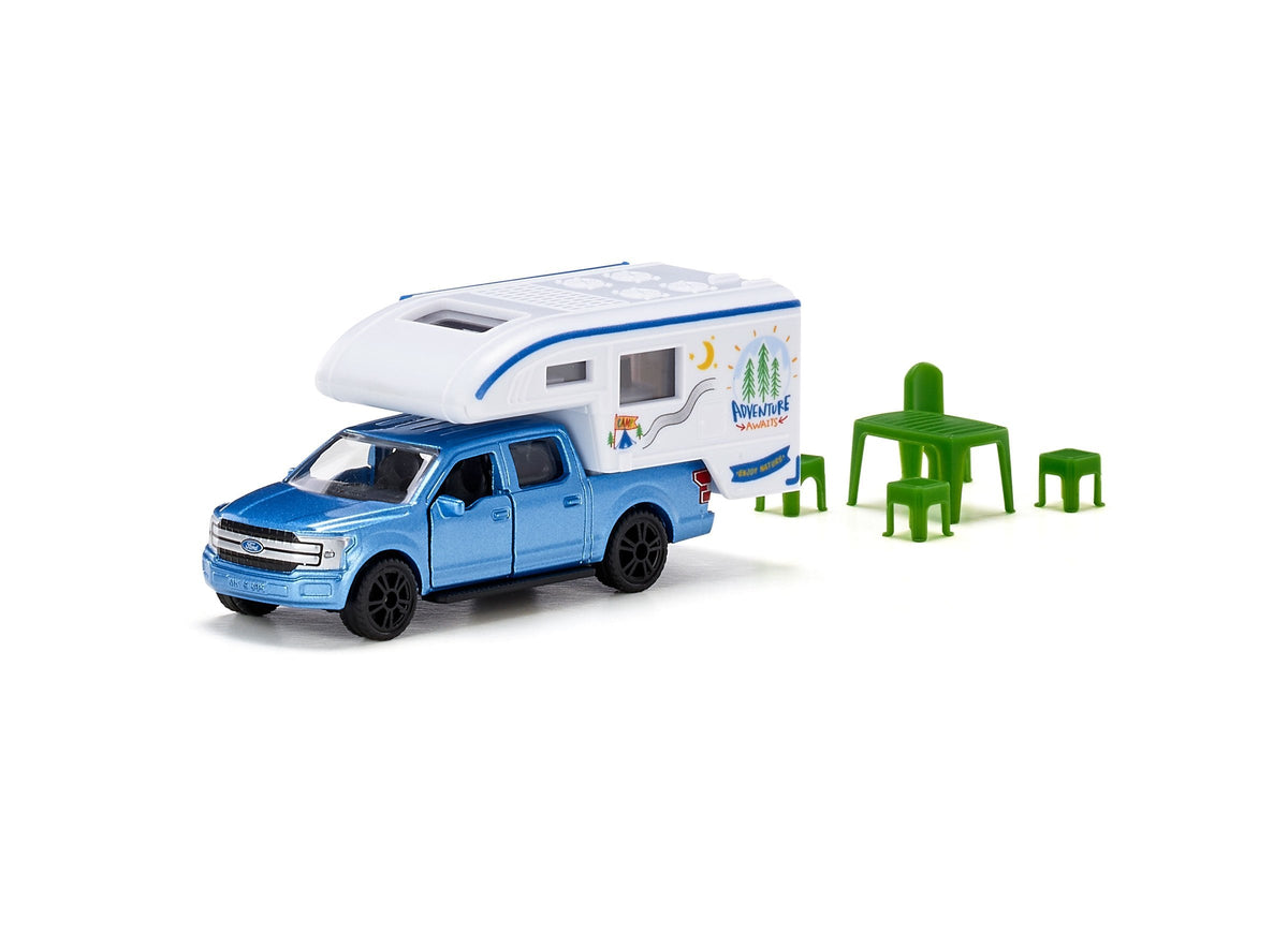 Siku Ford F150 Pick Up Camper-SKU1693-Animal Kingdoms Toy Store