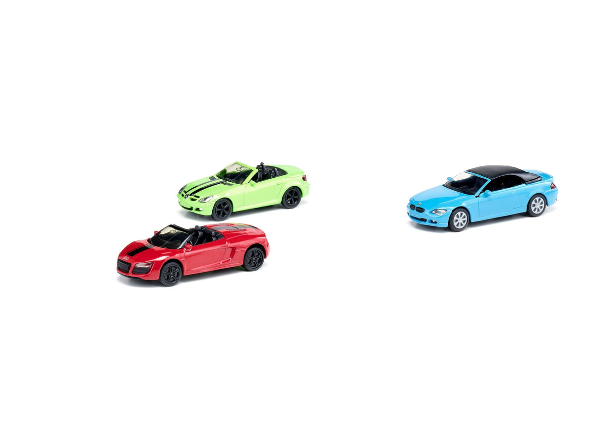 Siku 3pc Convertible Car Set-SKU6314-Animal Kingdoms Toy Store