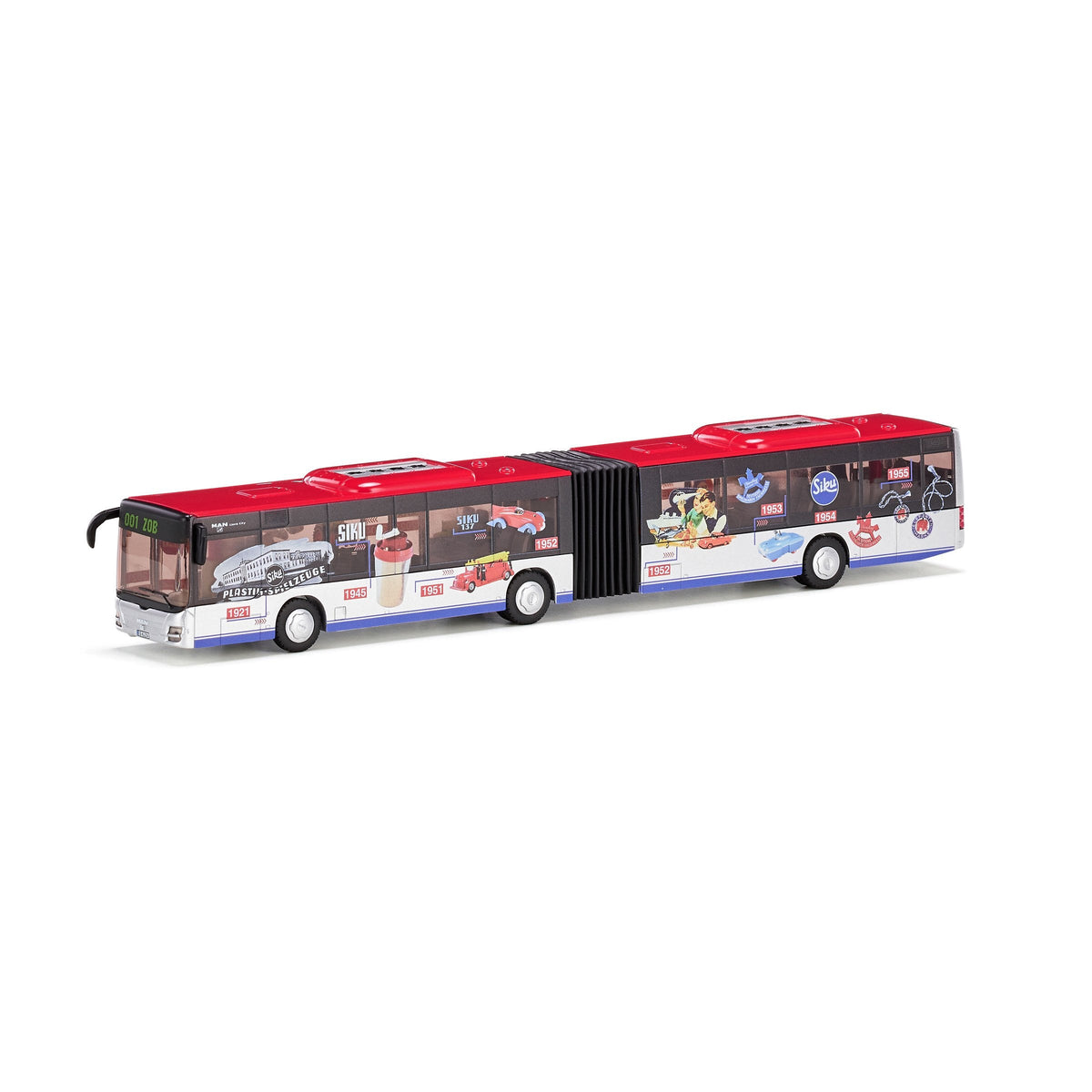 Siku 1:50 MAN Timeline Articulated Bus 100 Year Anniversary Edition-SKU3739-Animal Kingdoms Toy Store