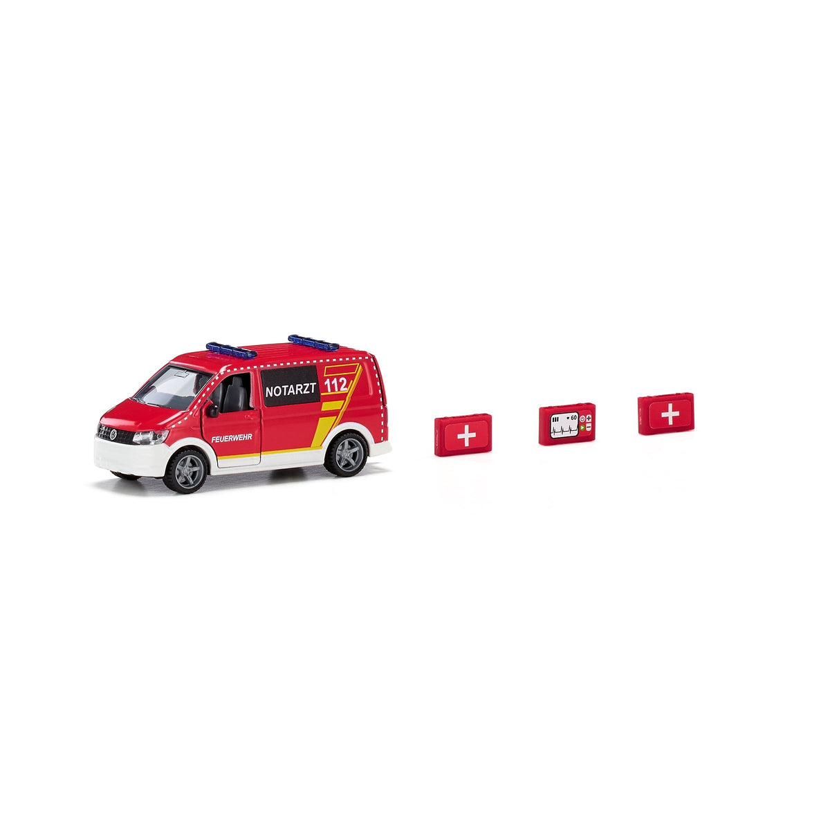 Siku VW T6 Fire Department Emergency Van-2116-Animal Kingdoms Toy Store