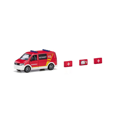 Siku VW T6 Fire Department Emergency Van-2116-Animal Kingdoms Toy Store