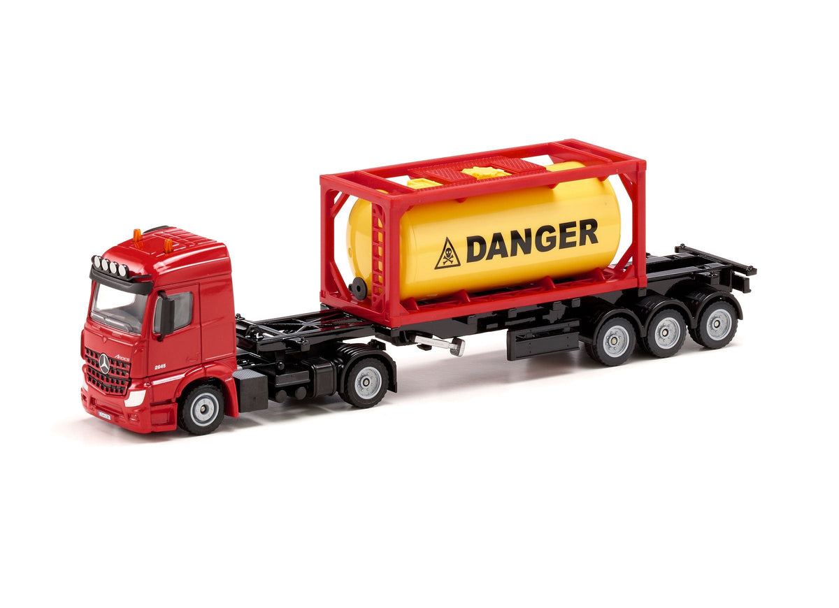 Siku 1:50 Mercedes Actros with Tank Container-SKU3922-Animal Kingdoms Toy Store