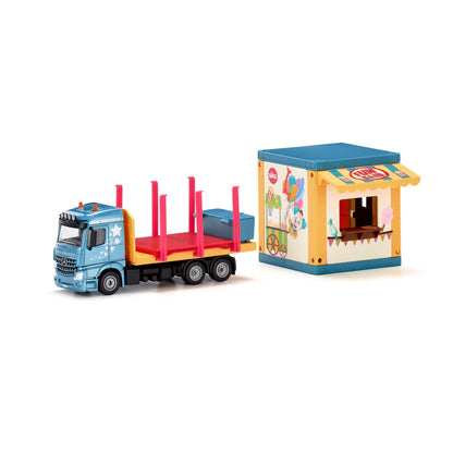 Siku 1:50 Mercedes Actros Prefab House Transporter-SKU3562-Animal Kingdoms Toy Store
