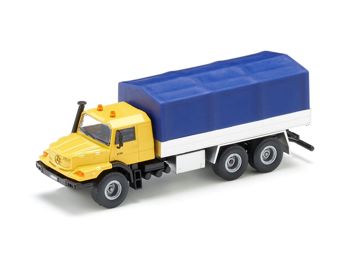 Siku 1:50 Mercedes Zetros with Covered Tray-SKU3547-Animal Kingdoms Toy Store