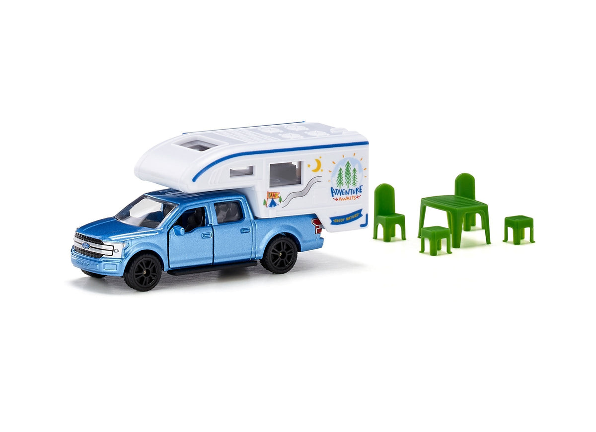 Siku Ford F150 Pick Up Camper-SKU1693-Animal Kingdoms Toy Store
