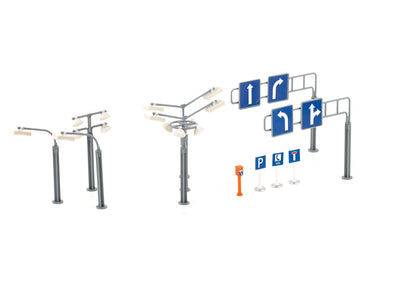 Siku World City Road Signs & Street Lamps-SKU5594-Animal Kingdoms Toy Store