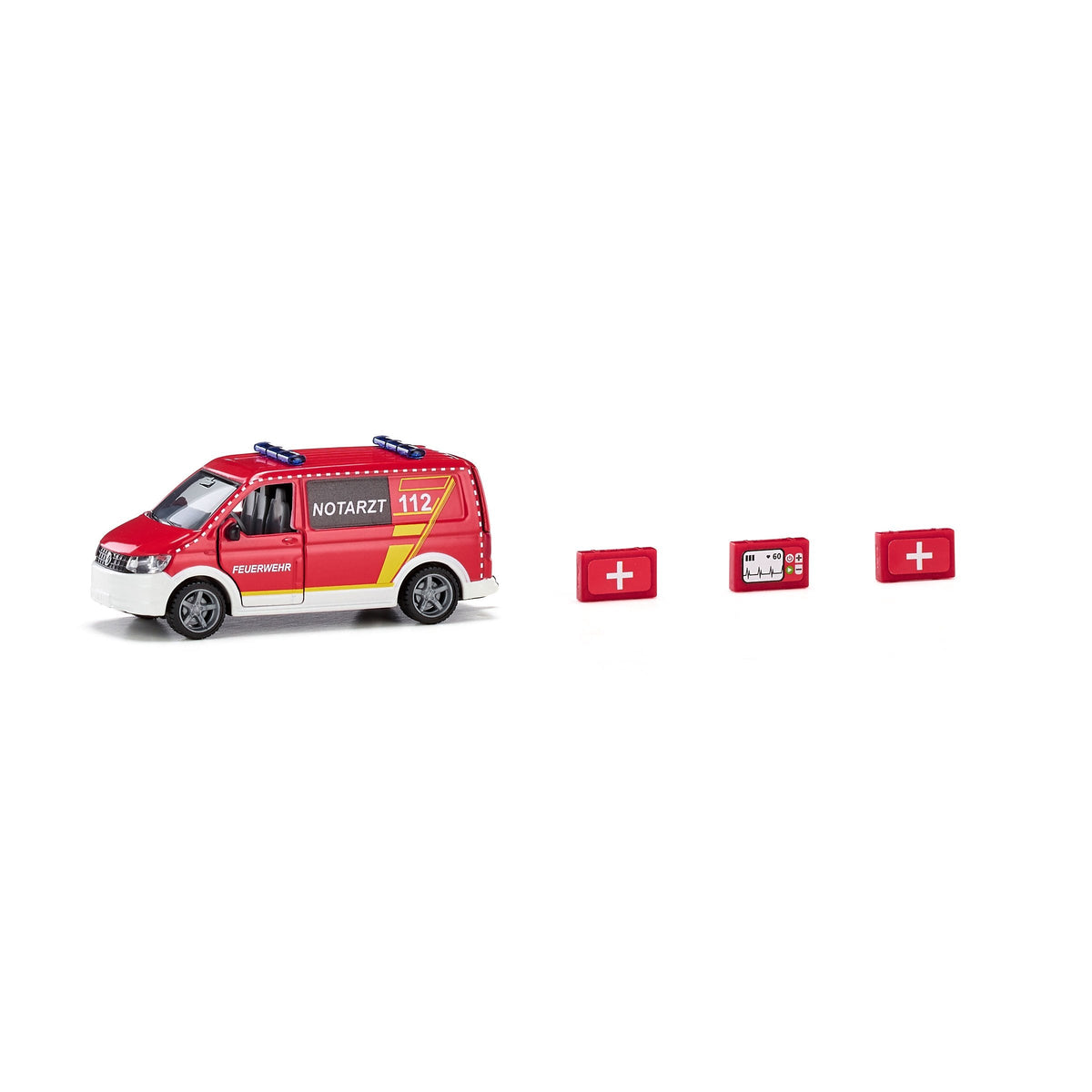Siku VW T6 Fire Department Emergency Van-2116-Animal Kingdoms Toy Store