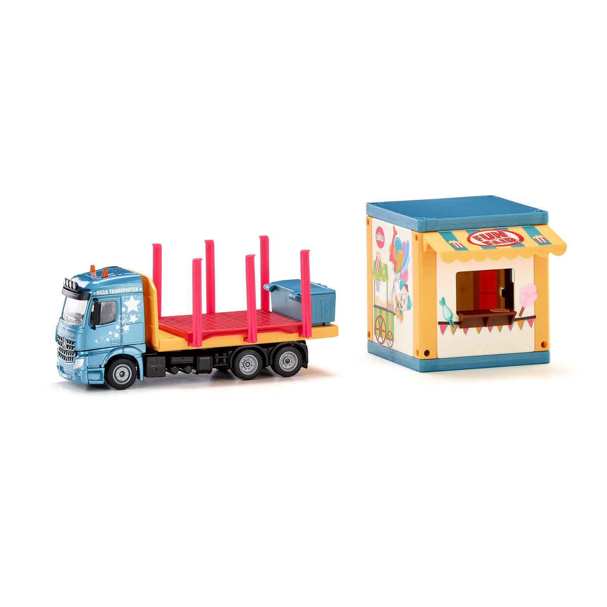Siku 1:50 Mercedes Actros Prefab House Transporter-SKU3562-Animal Kingdoms Toy Store