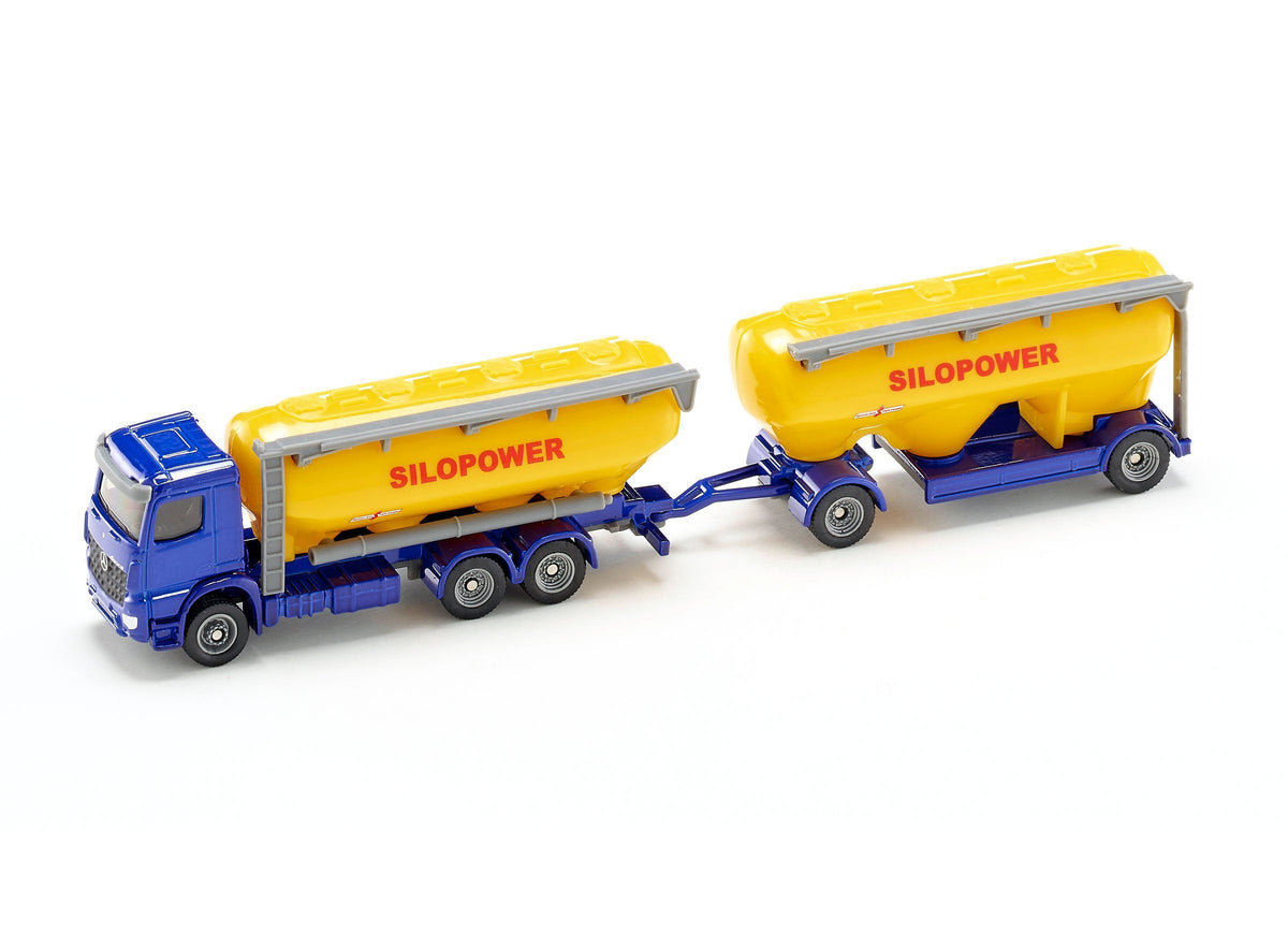 Siku 1:87 Mercedes Actros Silo Truck-SKU1809-Animal Kingdoms Toy Store