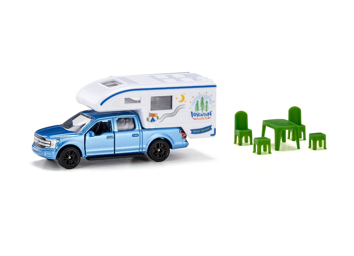 Siku Ford F150 Pick Up Camper-SKU1693-Animal Kingdoms Toy Store