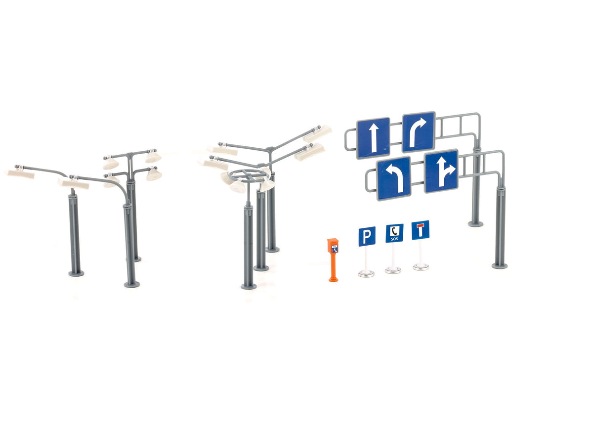 Siku World City Road Signs & Street Lamps-SKU5594-Animal Kingdoms Toy Store