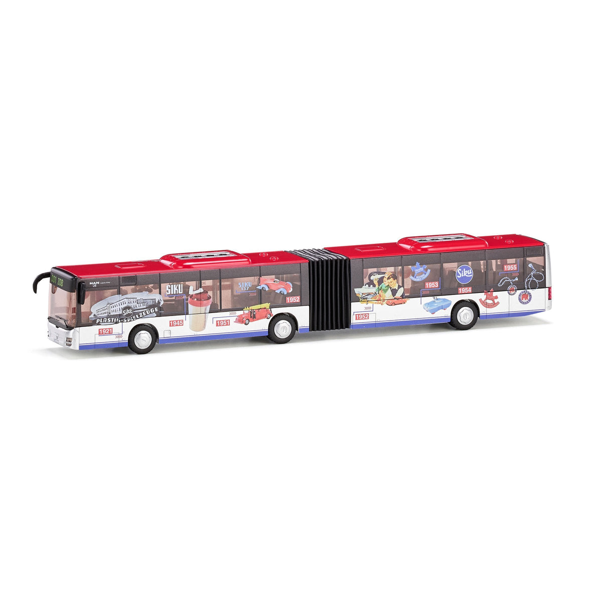 Siku 1:50 MAN Timeline Articulated Bus 100 Year Anniversary Edition-SKU3739-Animal Kingdoms Toy Store